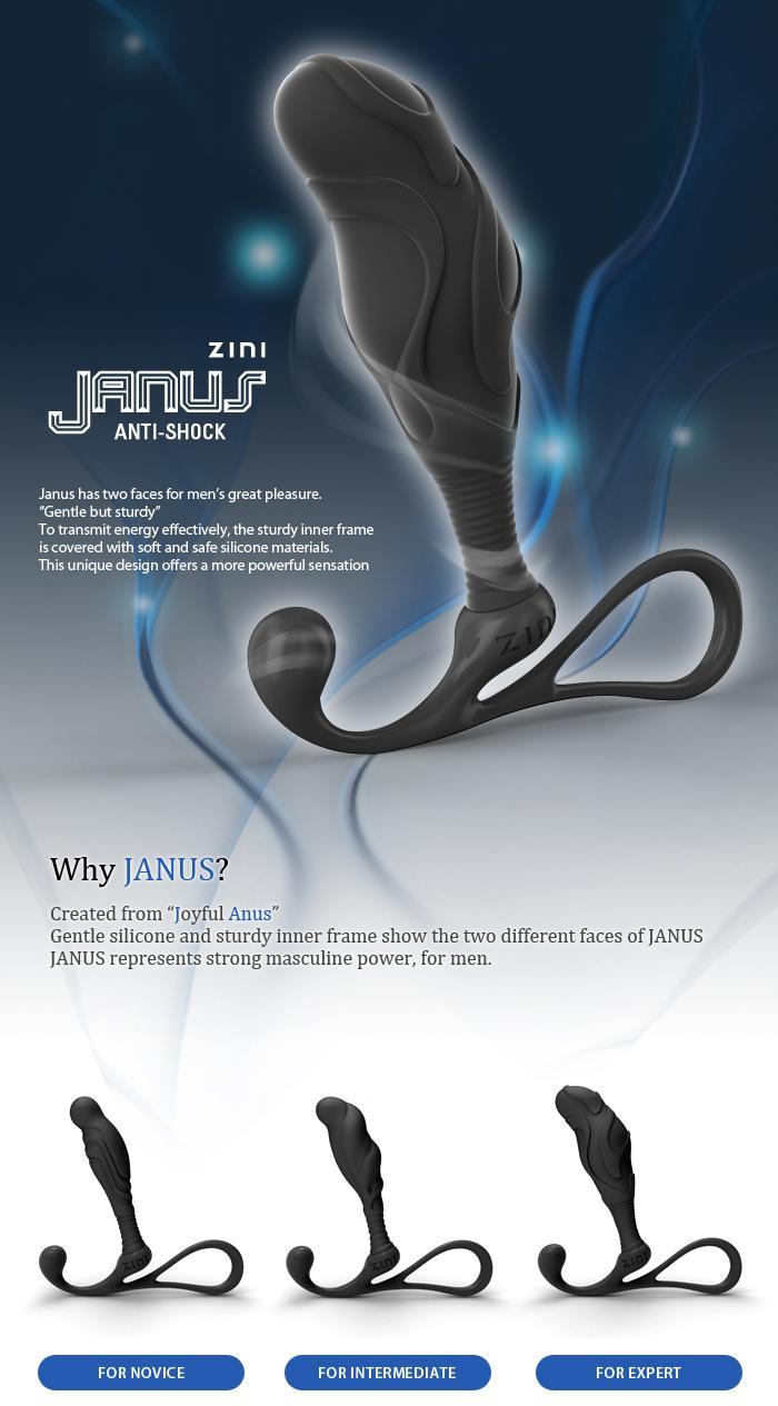 Zini Janus Anti-shock 防吸入前列腺+G點雙飛高潮塞